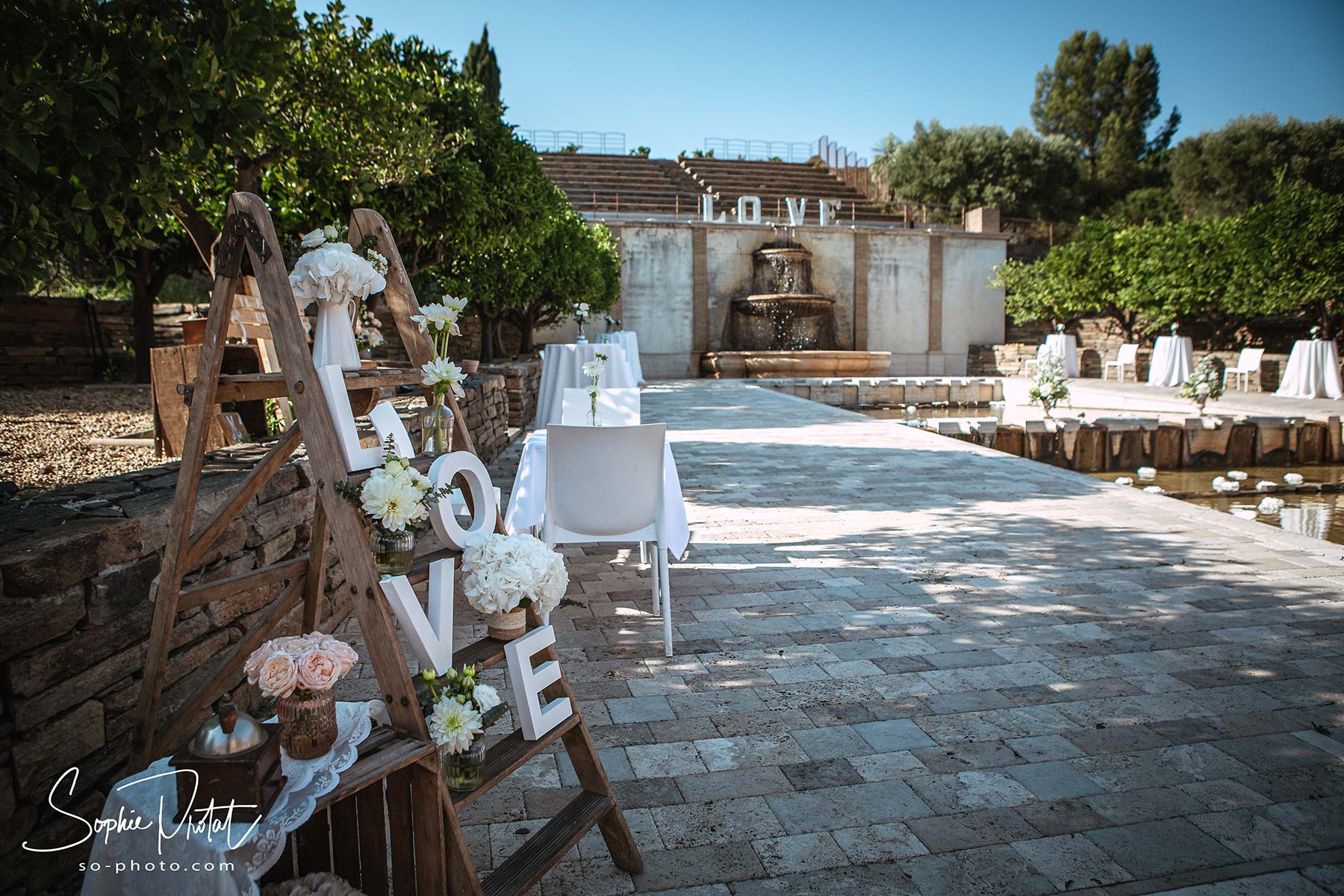 mariage au Château Maravenne à La Londe‑les‑Maures, dans le Var